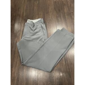 Adidas Pants Men 36x34 Gray Chino Golf Golfing Lightweight Athletic Tech Outdoor